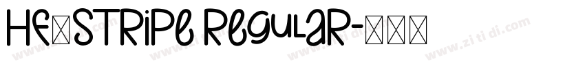 HE_Stripe Regular字体转换